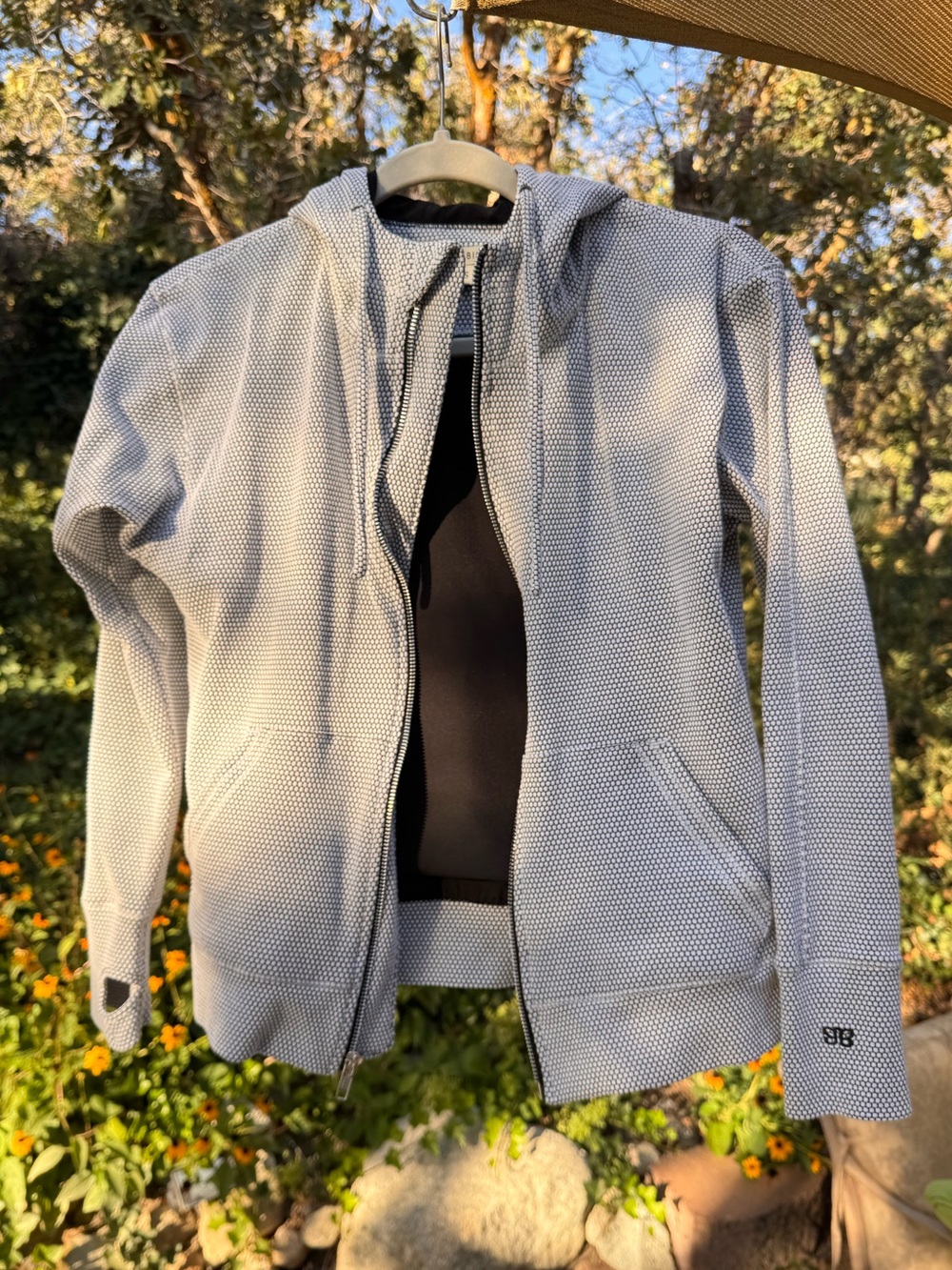 Albion Fit Honeycomb Jacket Zip up Hoodie XS